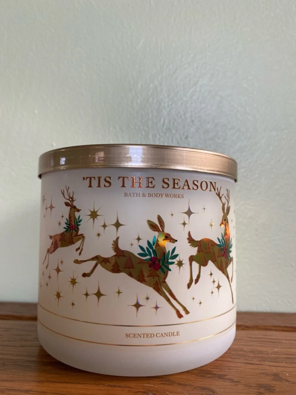Bath & Body Works 'Tis The Season 3 wick Candle NWT - Picture 7 of 10